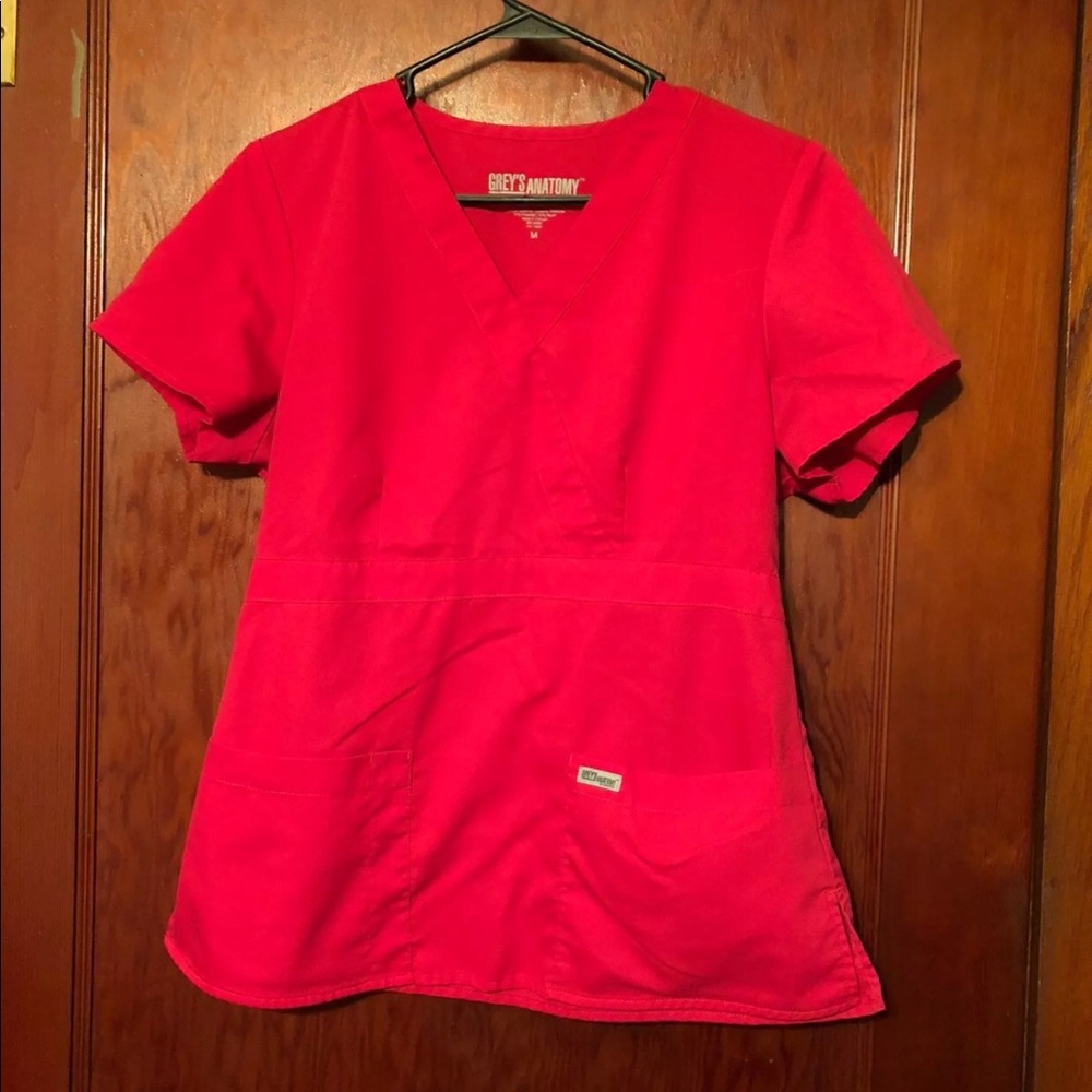 Watermelon Greys Anatomy Scrub top